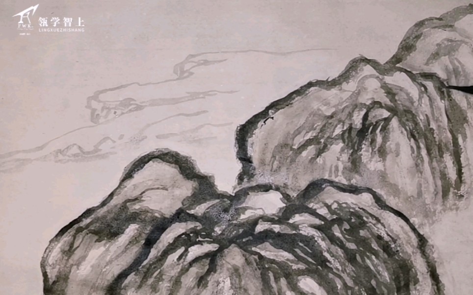 山水画石法 卷云皴2