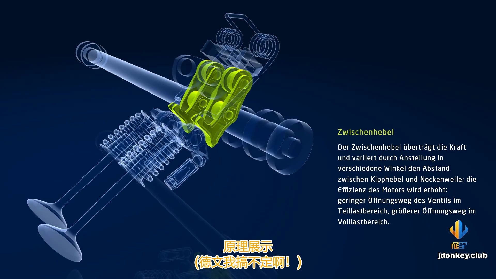 宝马valvetronic展示动画