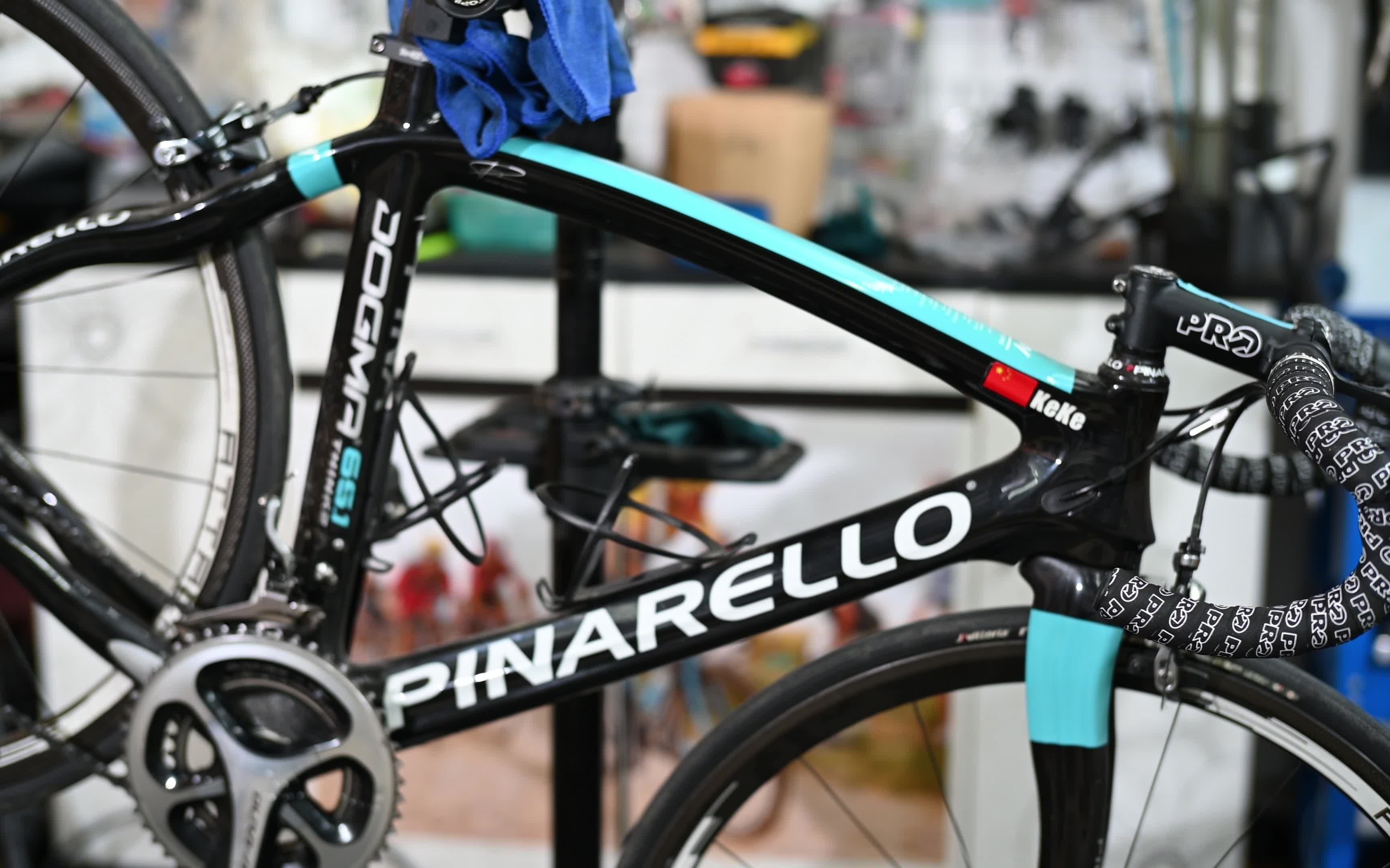 【广州迪途单车】我们保养了一台pinarello狗妈公路车 星曜50mm f0.