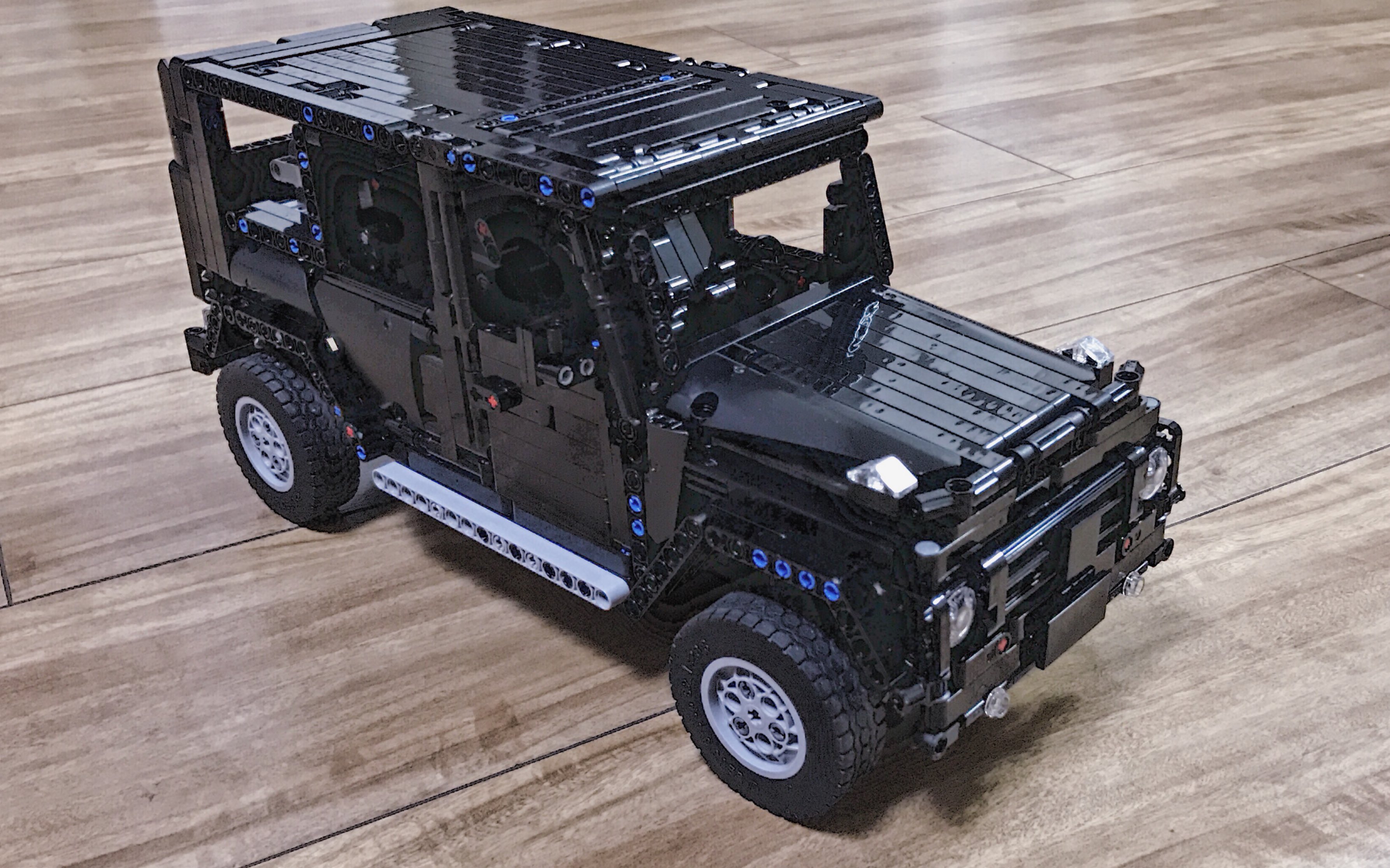 乐高moc奔驰g500低速四驱小测试