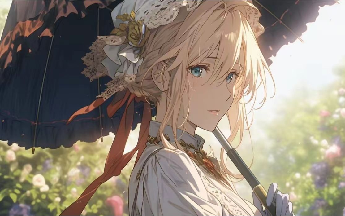 【紫罗兰永恒花园/4k/60帧】少女的脸红胜过一大段告白