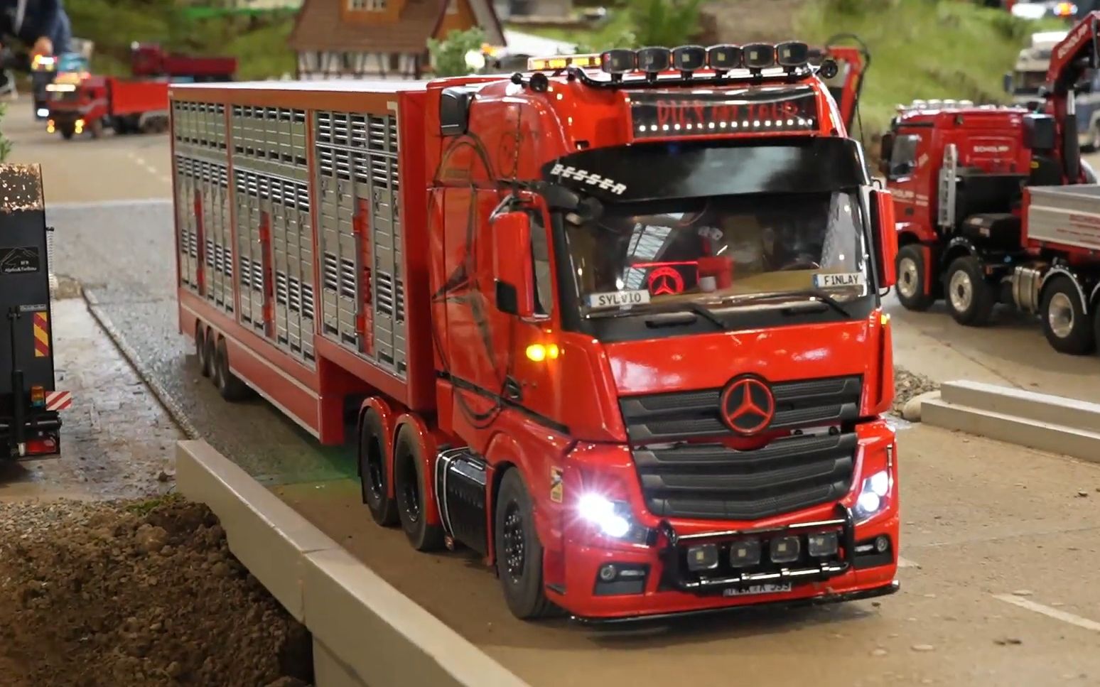 rc遥控斯堪尼亚奔驰man卡车