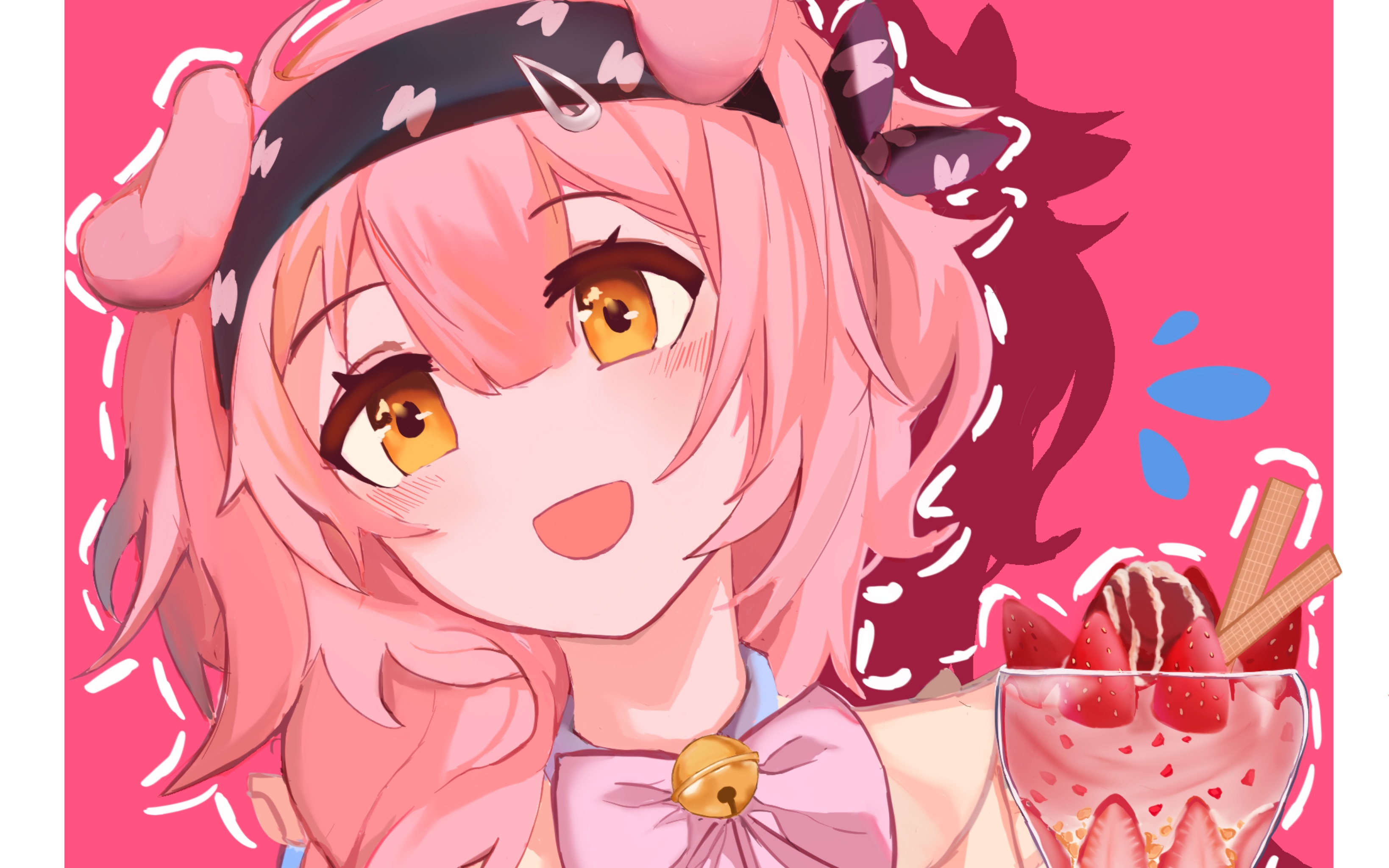 草莓芭菲生日快乐