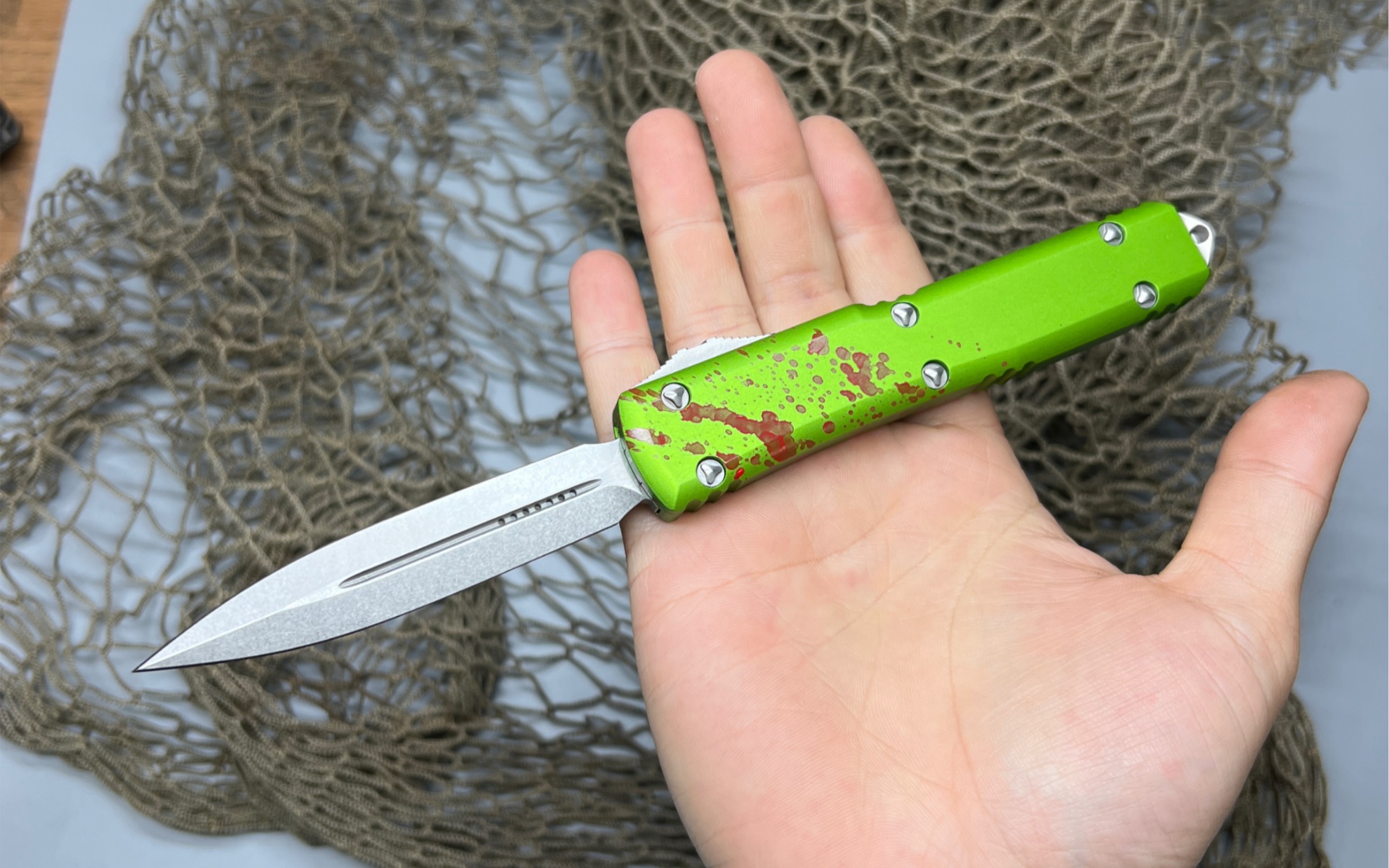 微技术 僵尸 双刃 m390 水果刀