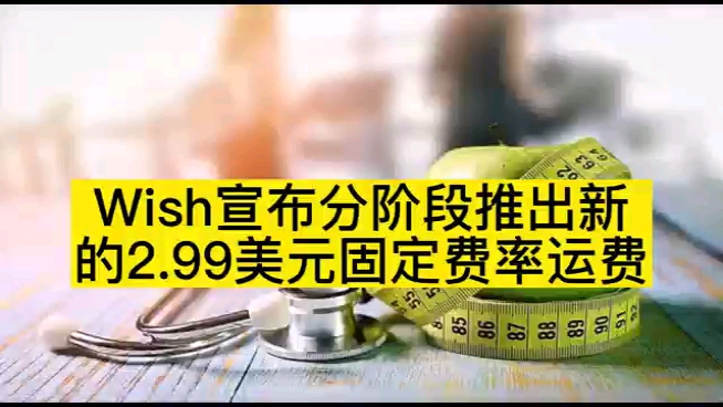 Wish宣布!分阶段推出新的2.99美元固定费率运费#外贸 #跨境电商 #Wish哔哩哔哩bilibili