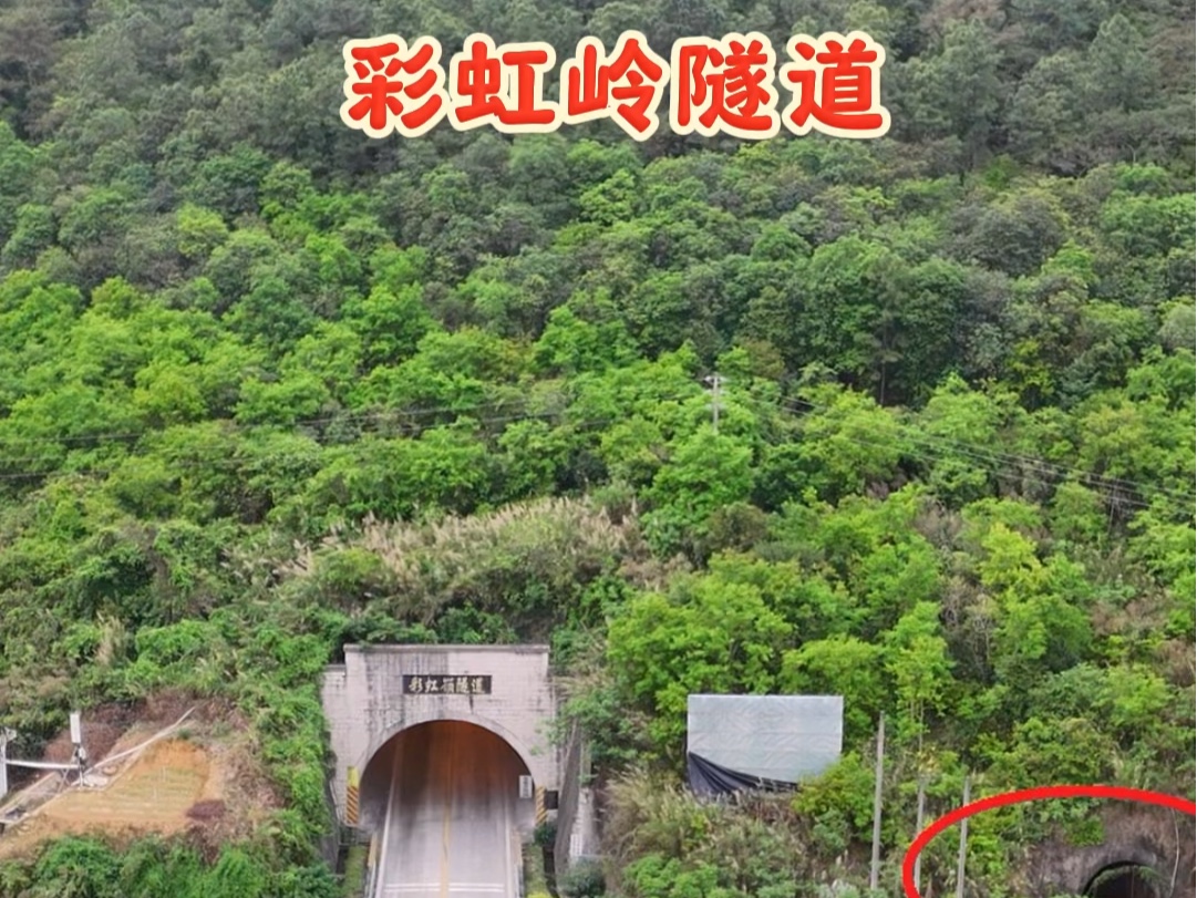 鹤山彩虹岭隧道,全长约5公里,为什么只有一边通车,另一边荒废了,你们知道什么原因吗?哔哩哔哩bilibili