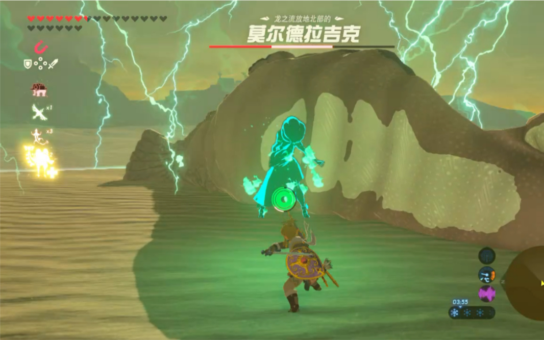 赛尔达传说旷野之息搞定莫尔德拉吉克有多轻松三个响指就够了yyds乌尔