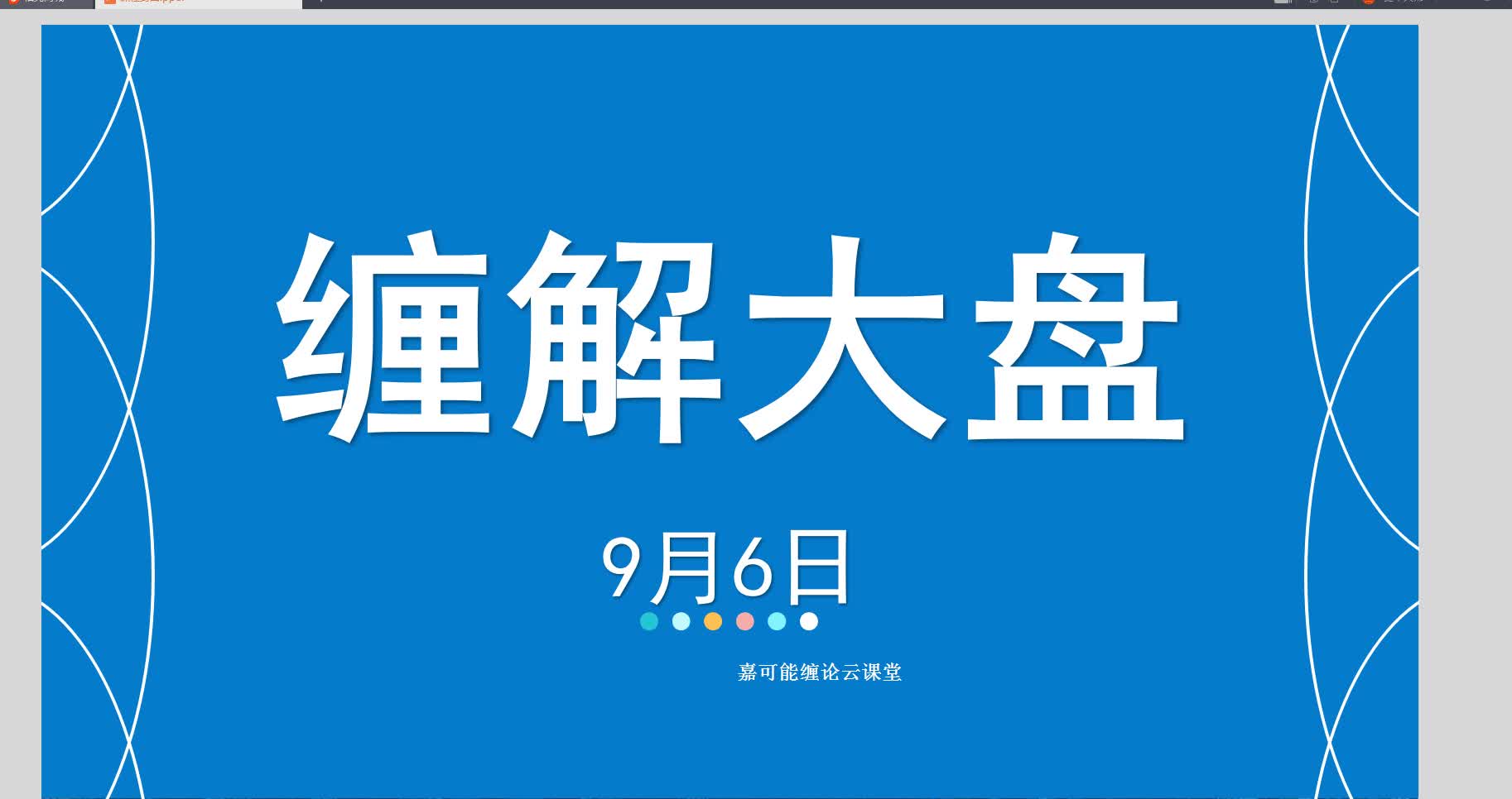 [图]嘉可能：缠论解大盘，缠中说禅解大盘，缠论上证指数 9期