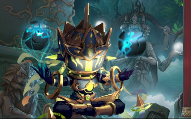 『晓白』弑星法王赛季皮肤展示,三星转轮王