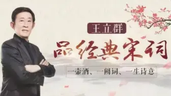 《王立群品经典宋词》105集音频分享，评论领取