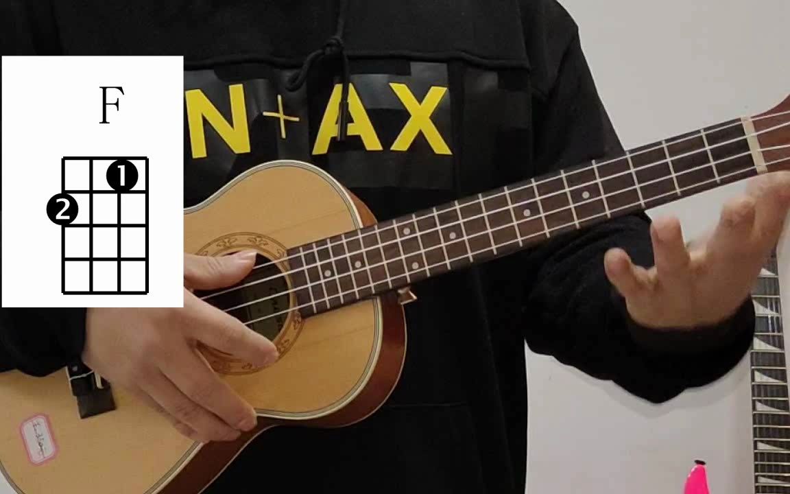 003 尤克里里f和弦教学