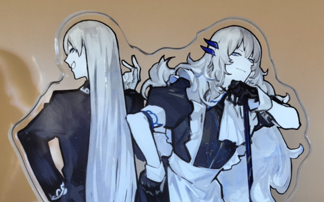 废墟图书馆兄妹家政立牌