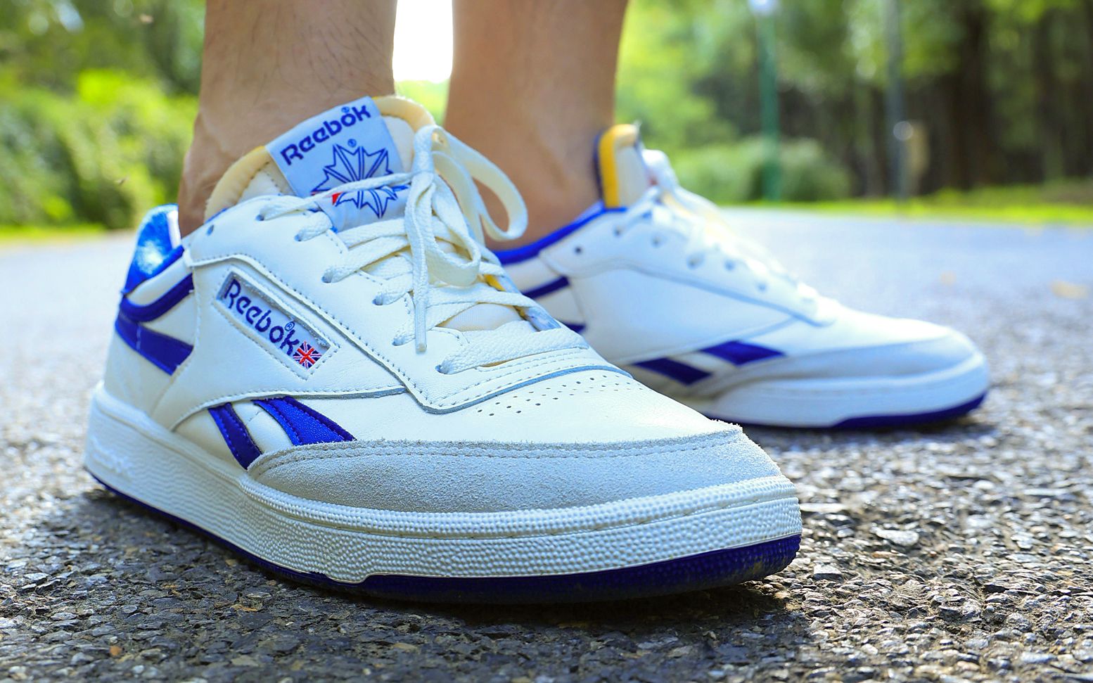 锐步club c 好穿百搭小板鞋分享!_哔哩哔哩_bilibili