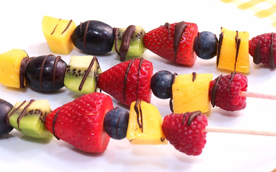 【mery西厨西点】夏日必备的缤纷巧克力水果串 @柚子木字幕组