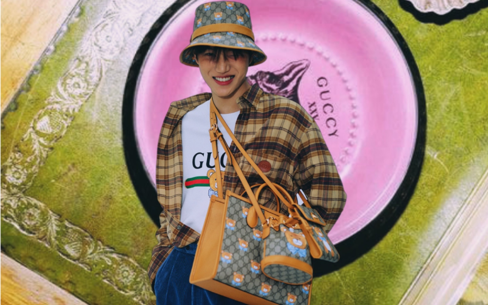 gucci&kai相机包 开箱