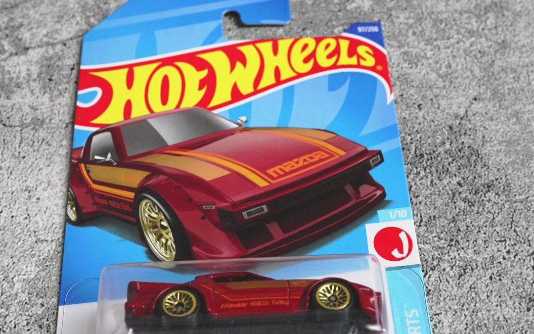 风火轮 2022年97号 马自达rx-7 深红色