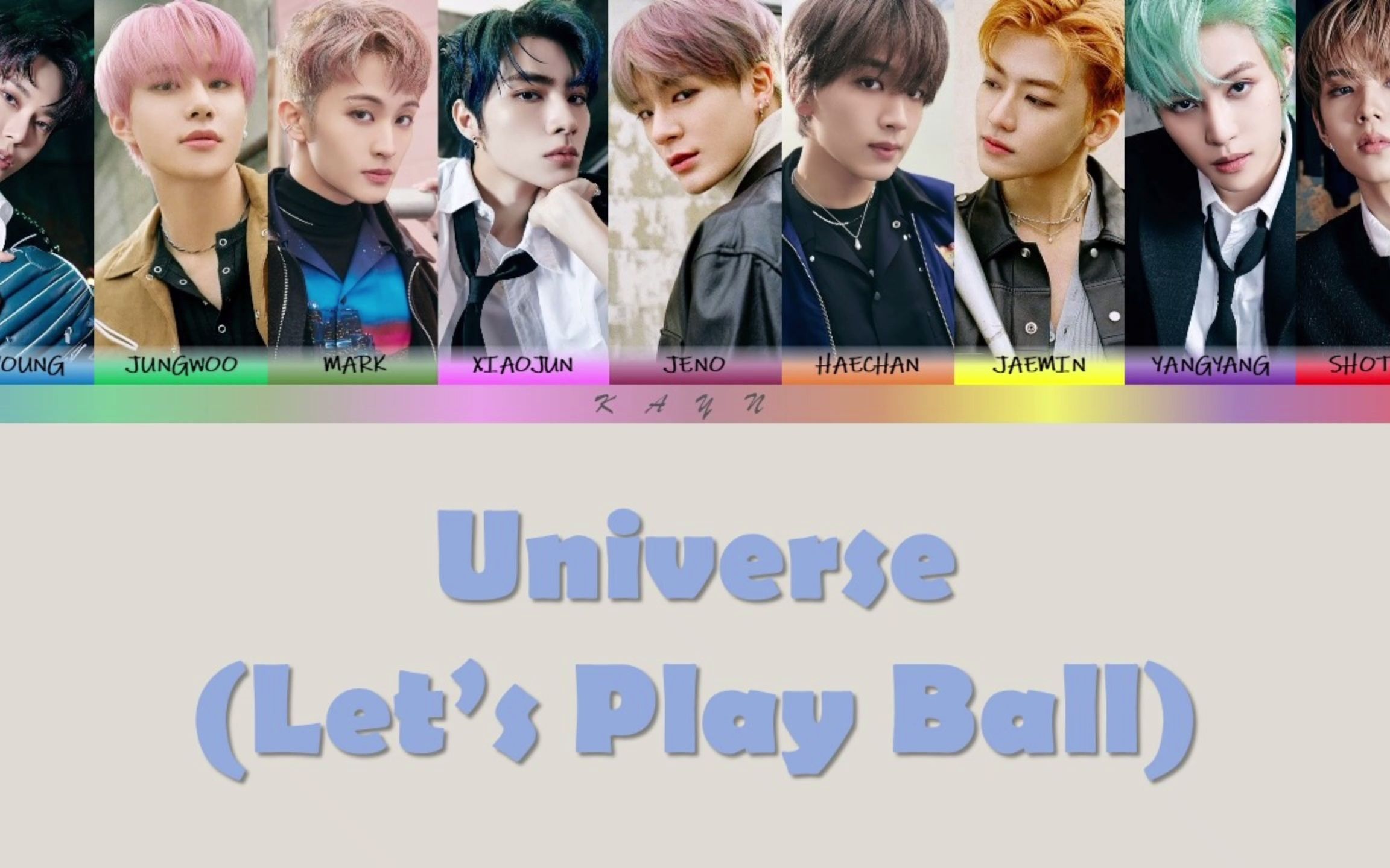 [图]『韩音注+中英翻译』NCT U - 'Universe (Lets Play Ball)' (歌词)