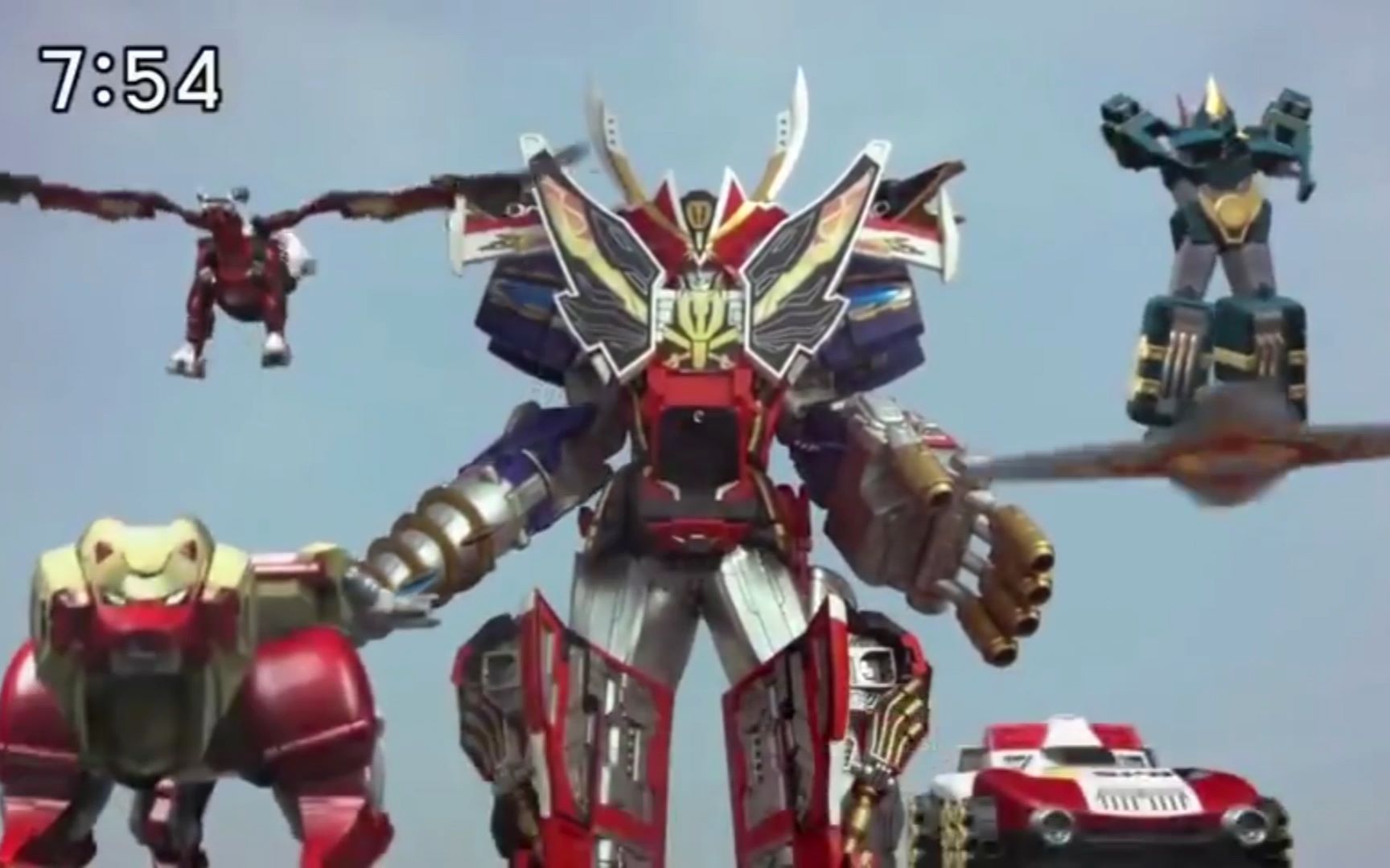 超级战队最终机体 海贼战队 完全豪快王 战斗集!