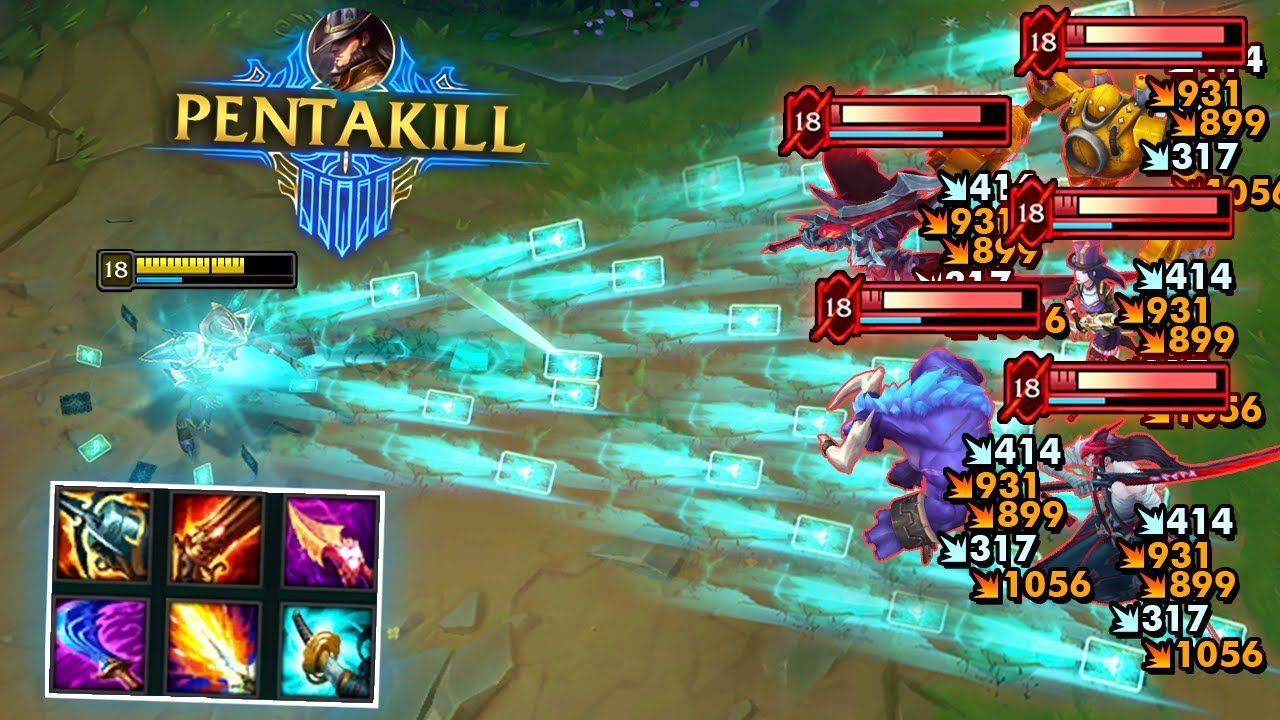 25 minutes of super satisfying pentakills