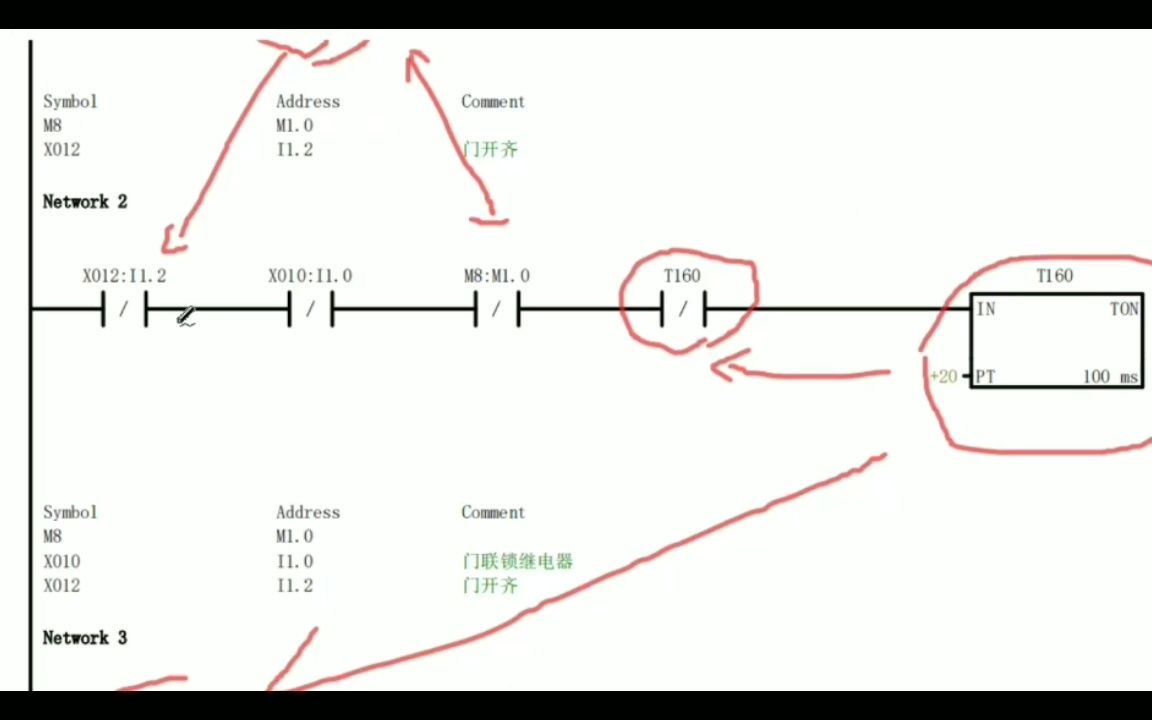 [图]电梯PLC控制子程序之一（10分钟版）（电梯控制技术）（若朋机器人）