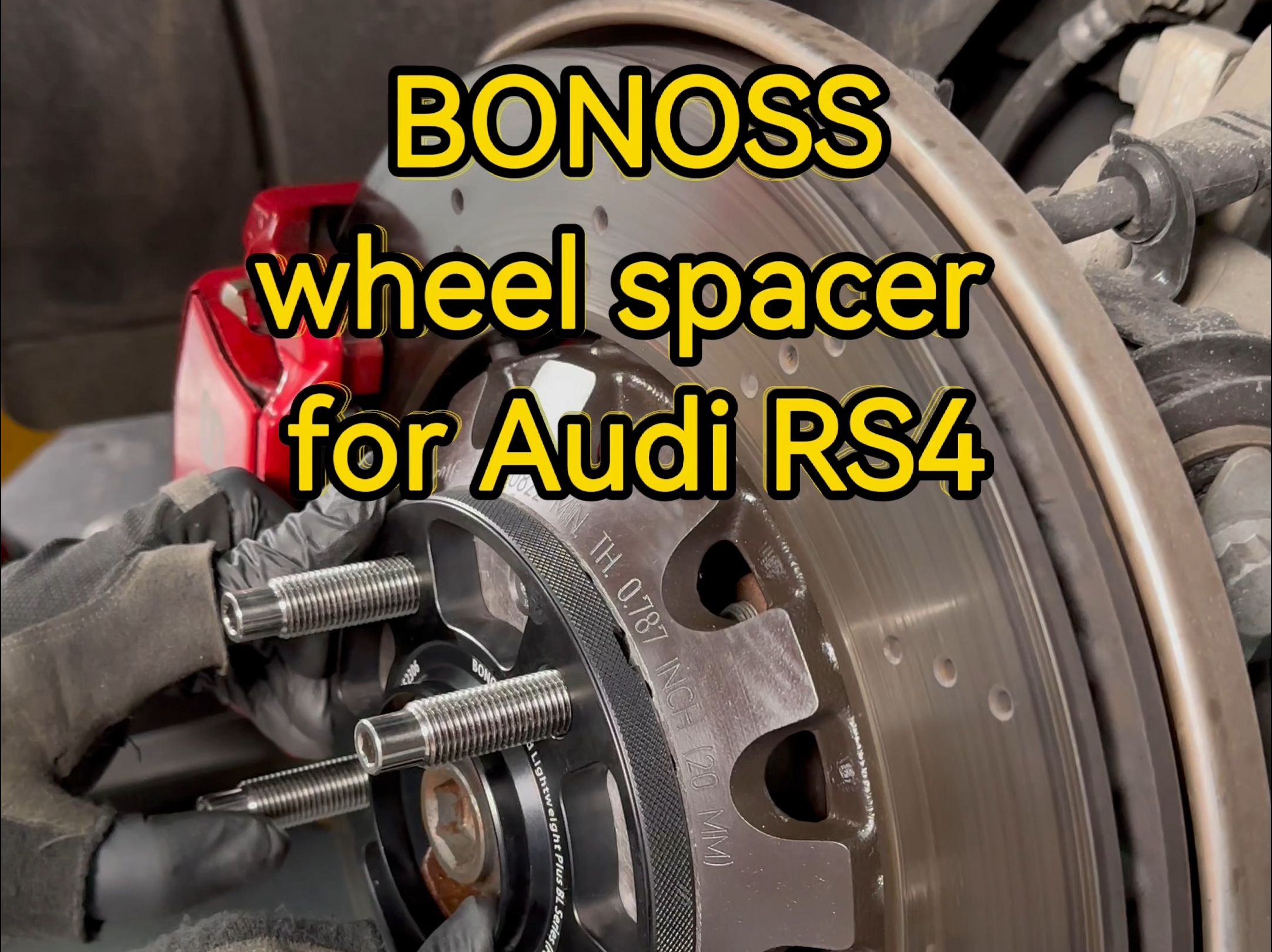 [BONOSS OEM ODM] BONOSS forged active cooling wheel spacer for Audi RS4哔哩哔哩bilibili