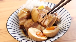 日本美食 日式红烧肉 谓之豚角煮 哔哩哔哩 つロ干杯 Bilibili