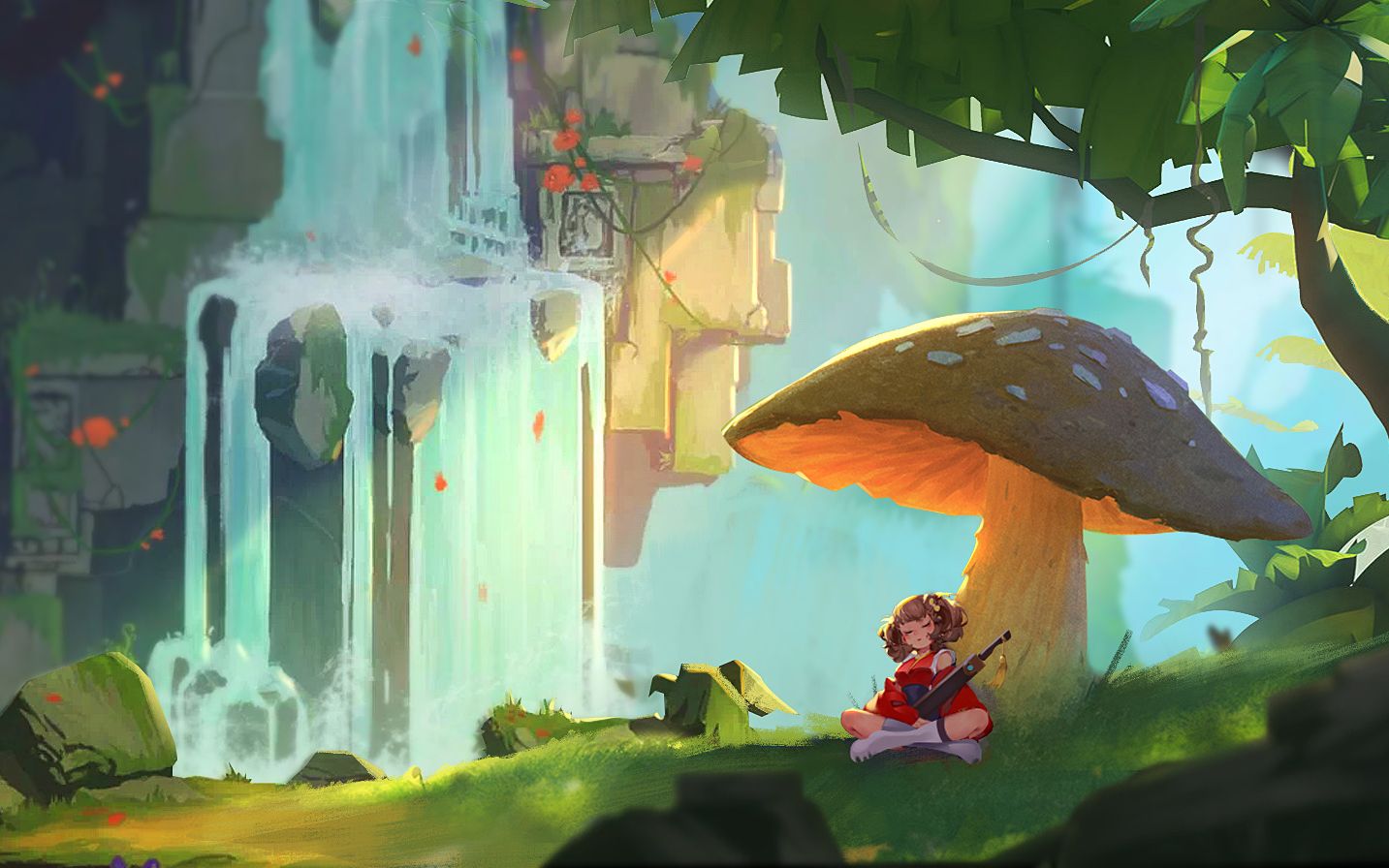 修仙养成类rpg游戏loading动画