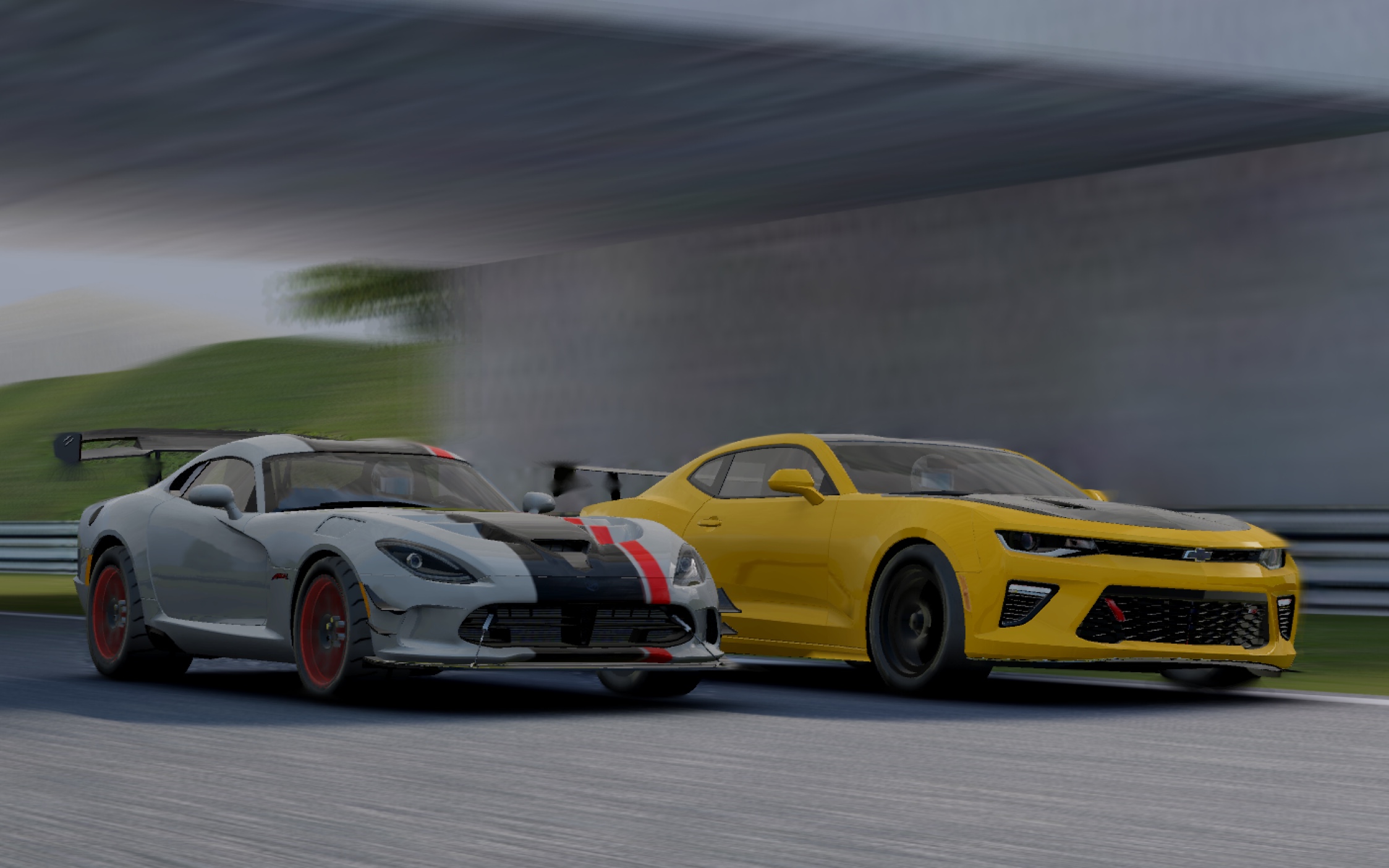 【绝对赛车】蝰蛇srt森林赛道无辅助刷圈1:12