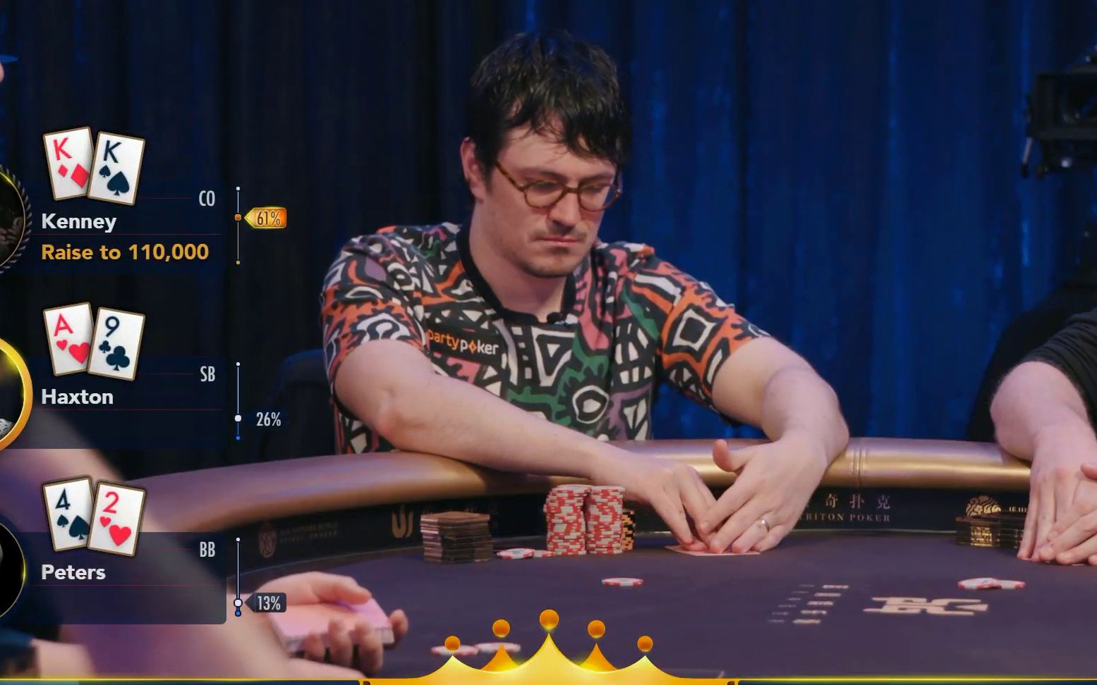 德州扑克史上最快决赛桌比赛刚开始2把牌淘汰2位选手