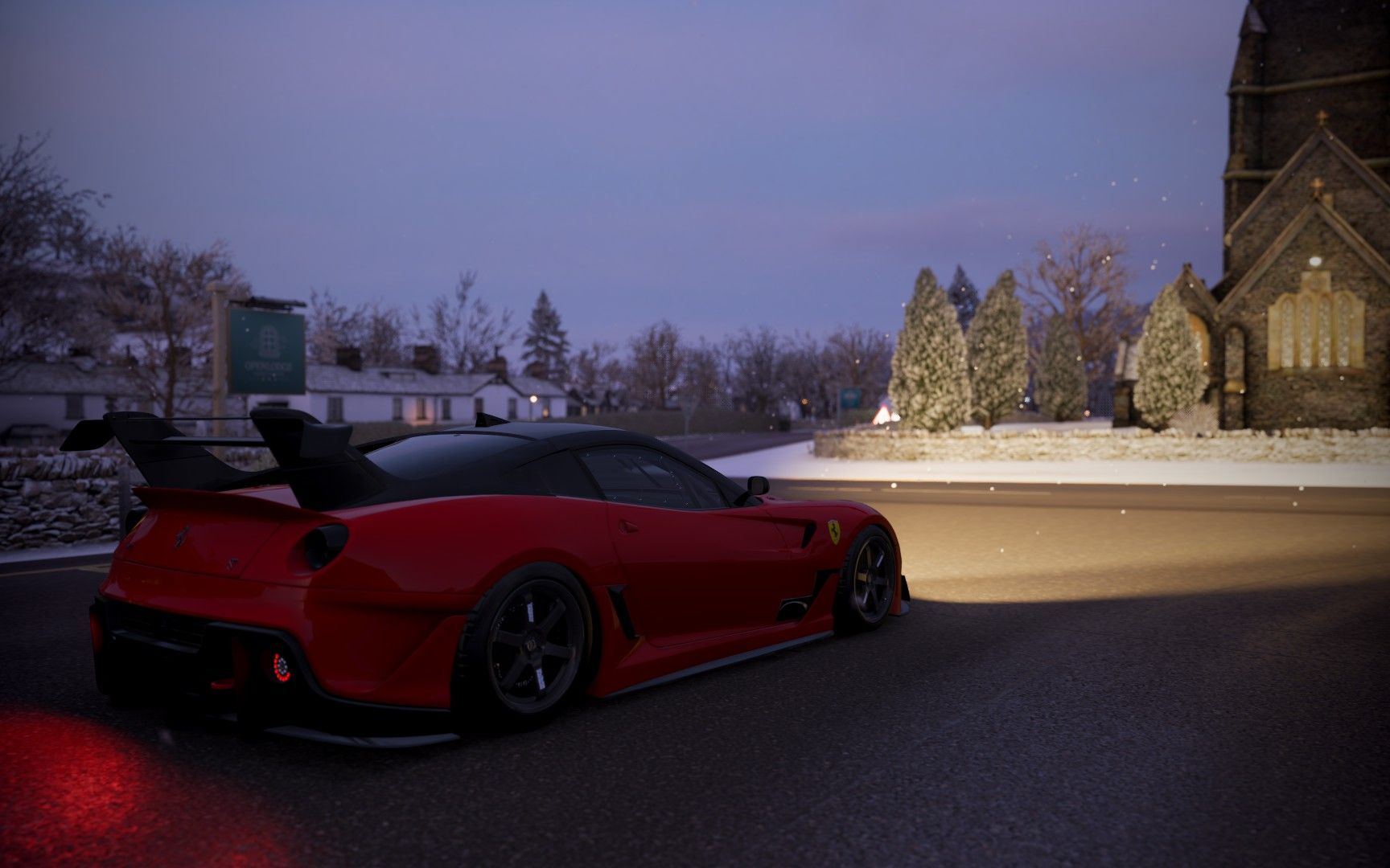 【地平线4】萌新自动挡环岛6.45.648s 法拉利599xxe