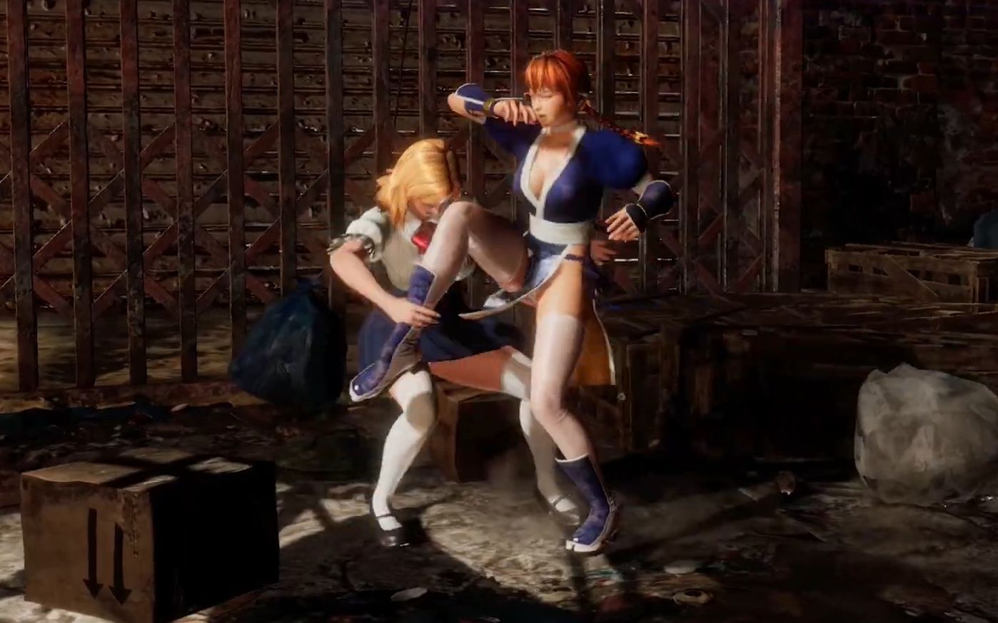 【DOA6】霞被蒂娜举高高哔哩哔哩bilibili