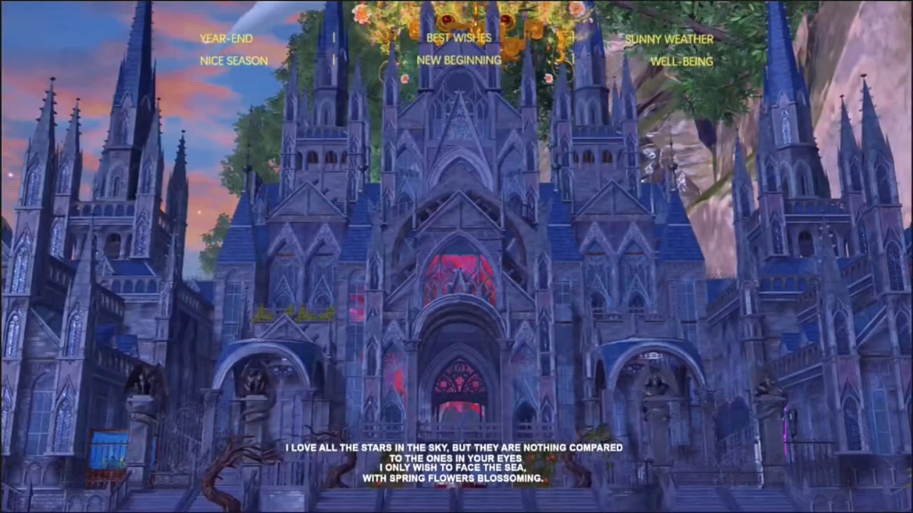 妄想山海家园 #妄想山海 32级加32级双人合建(诡丽家园)哥特式合建