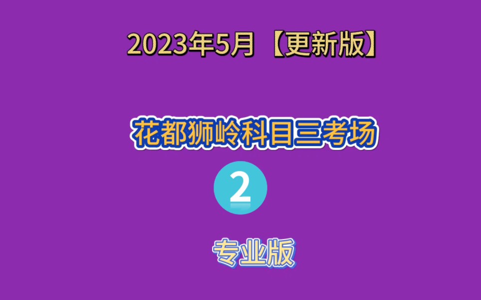 广州花都狮岭科目三模拟2号线哔哩哔哩bilibili