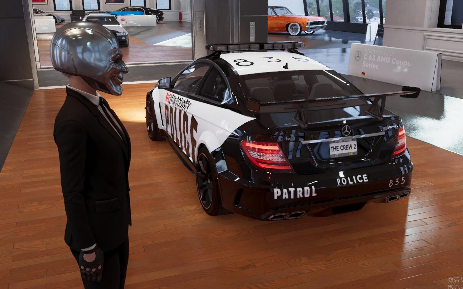 飙酷车神2:c63 amg警车涂装制作过程