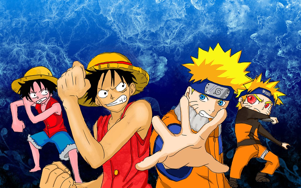 【mugen】 鸣人vs路飞-激烈对决-两超人气动漫主角谁会胜出?