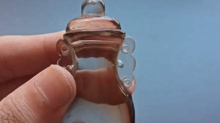 清代水晶鼻烟壶佩