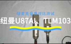 Download Video: 纽曼U87AI、TLM103麦克风音质对比测试