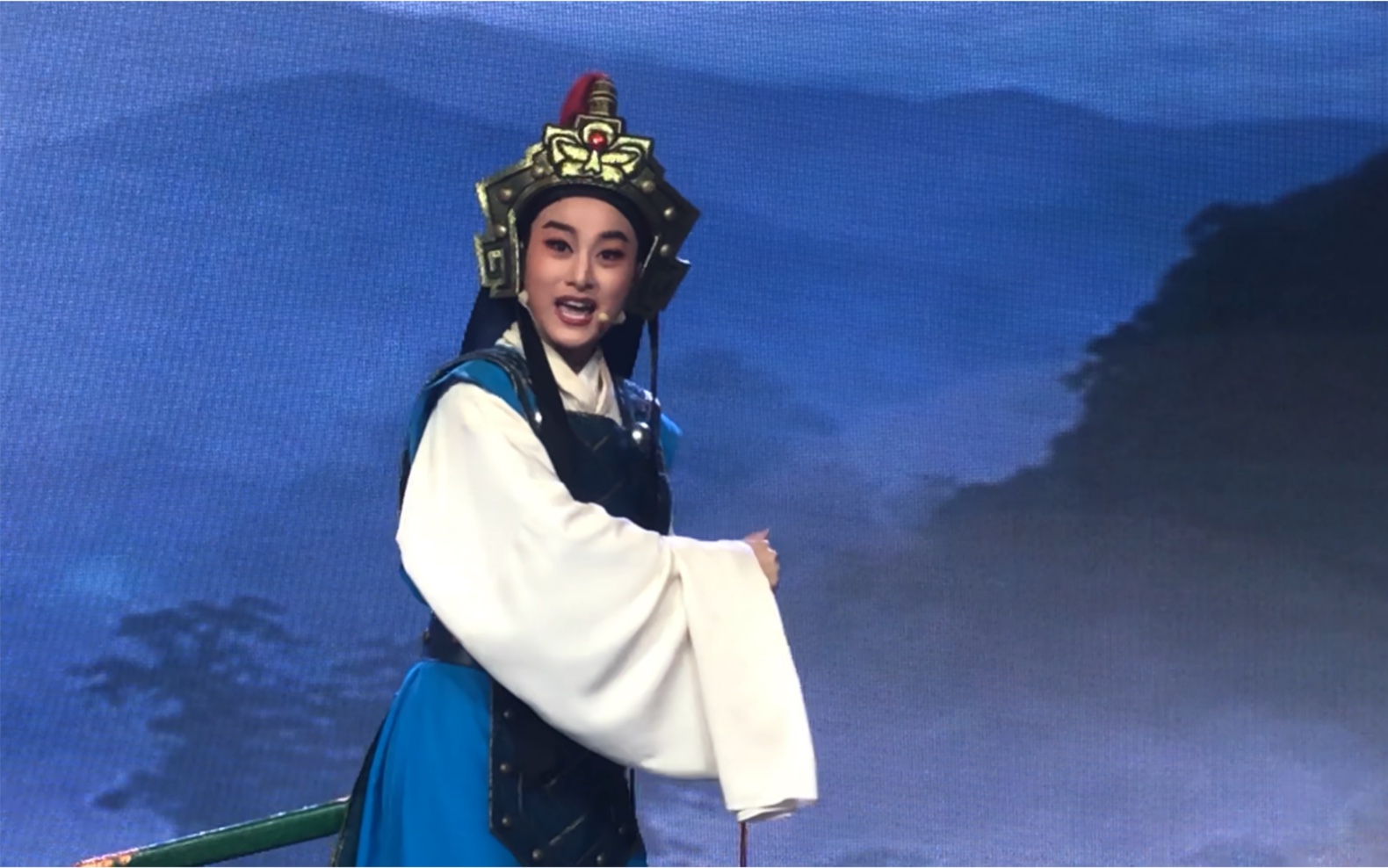 20200801杭州和平国际会展中心越剧山河恋送信王肖龙田园园嵊州越剧团