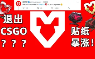 下载视频: CSGO贴纸市场波动只因传言MOUZ要退出CSGO？避雷！