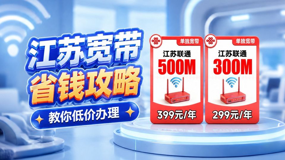 【江苏宽带】两年期宽带再次上线!价格下降+无安装费+无光猫费?宽带办理推荐|套餐推荐|移动宽带|宽带攻略|宽带办理茶话会