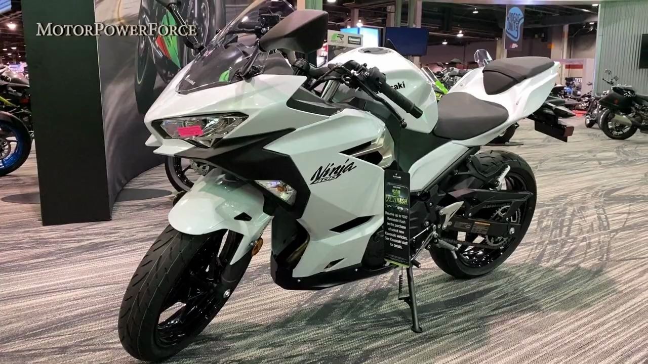 川崎ninja400(2020款)白色版赏析_哔哩哔哩_bilibili