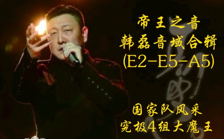 [图]【帝王之音】韩磊现场音域合辑(E2-E5-A5)