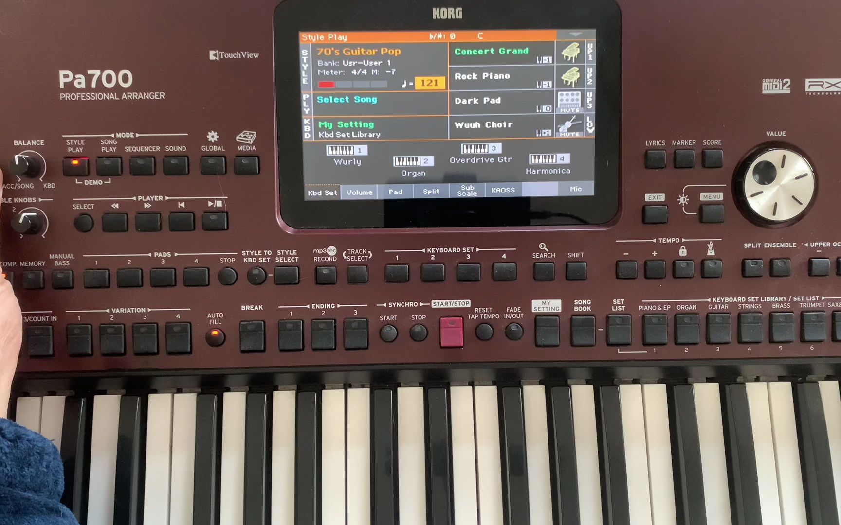korgpa700编曲键盘第七集