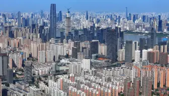 武汉航拍——武昌滨江商务区
