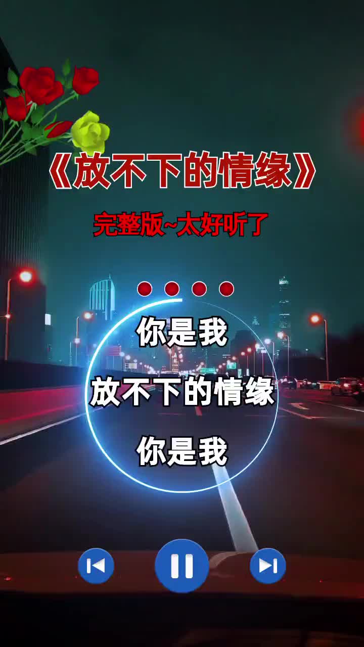 [图]你是我放不下的情缘你是我今生最美的遇见放不下的情缘完整版好听