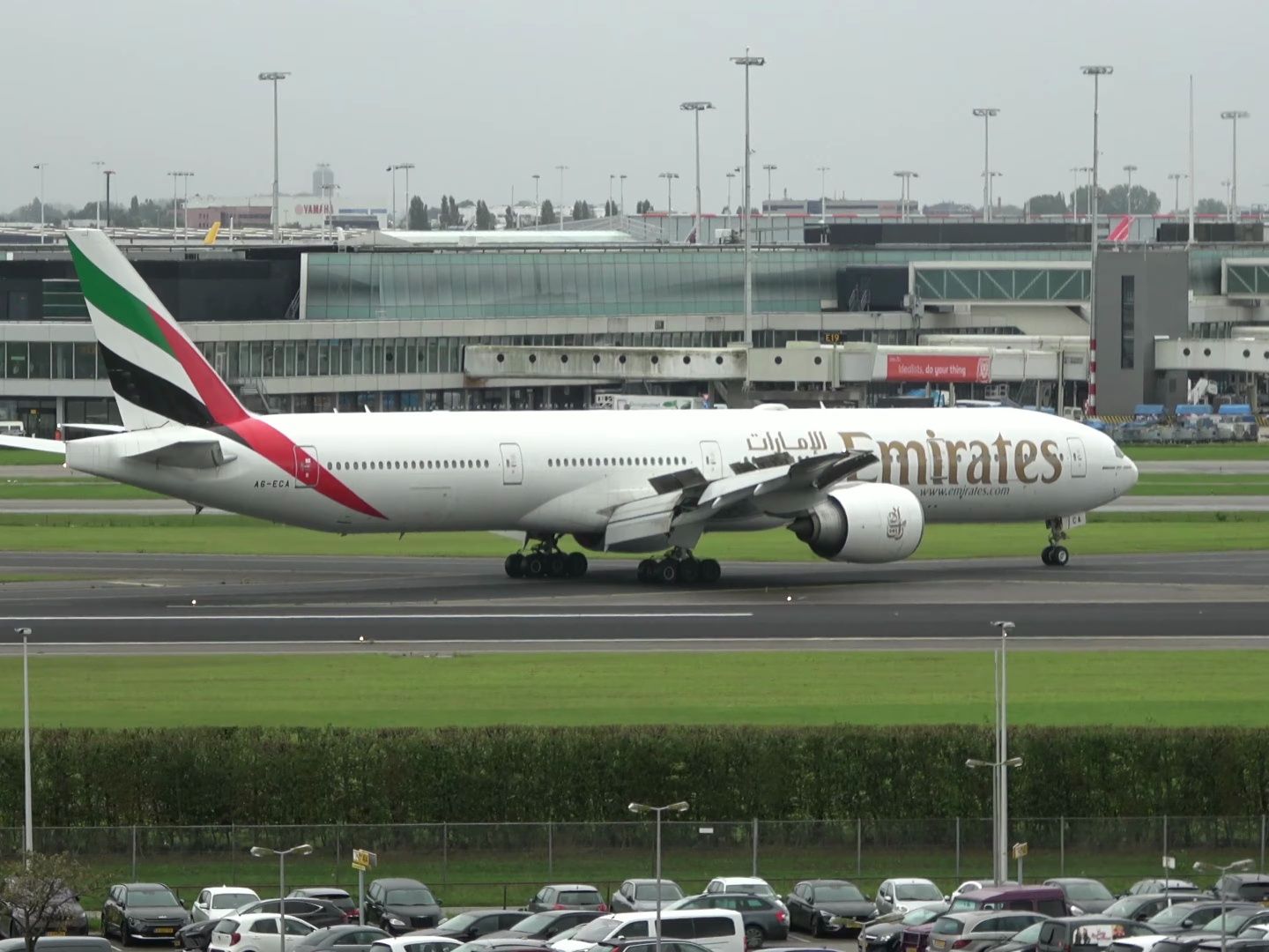 a380,777抵达|阿姆斯特丹史基浦机场|4k