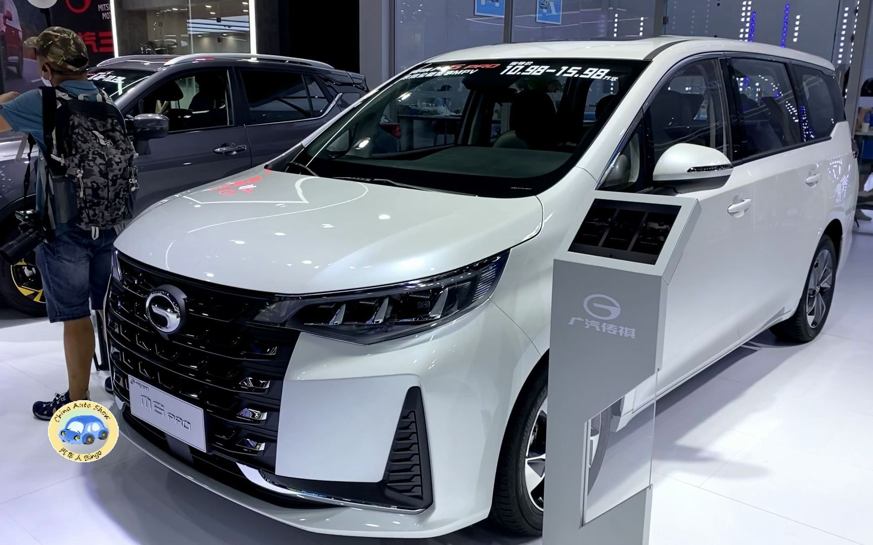 2021款传祺m6 pro车展实拍,外观内饰静态体验后,买不买做个参考