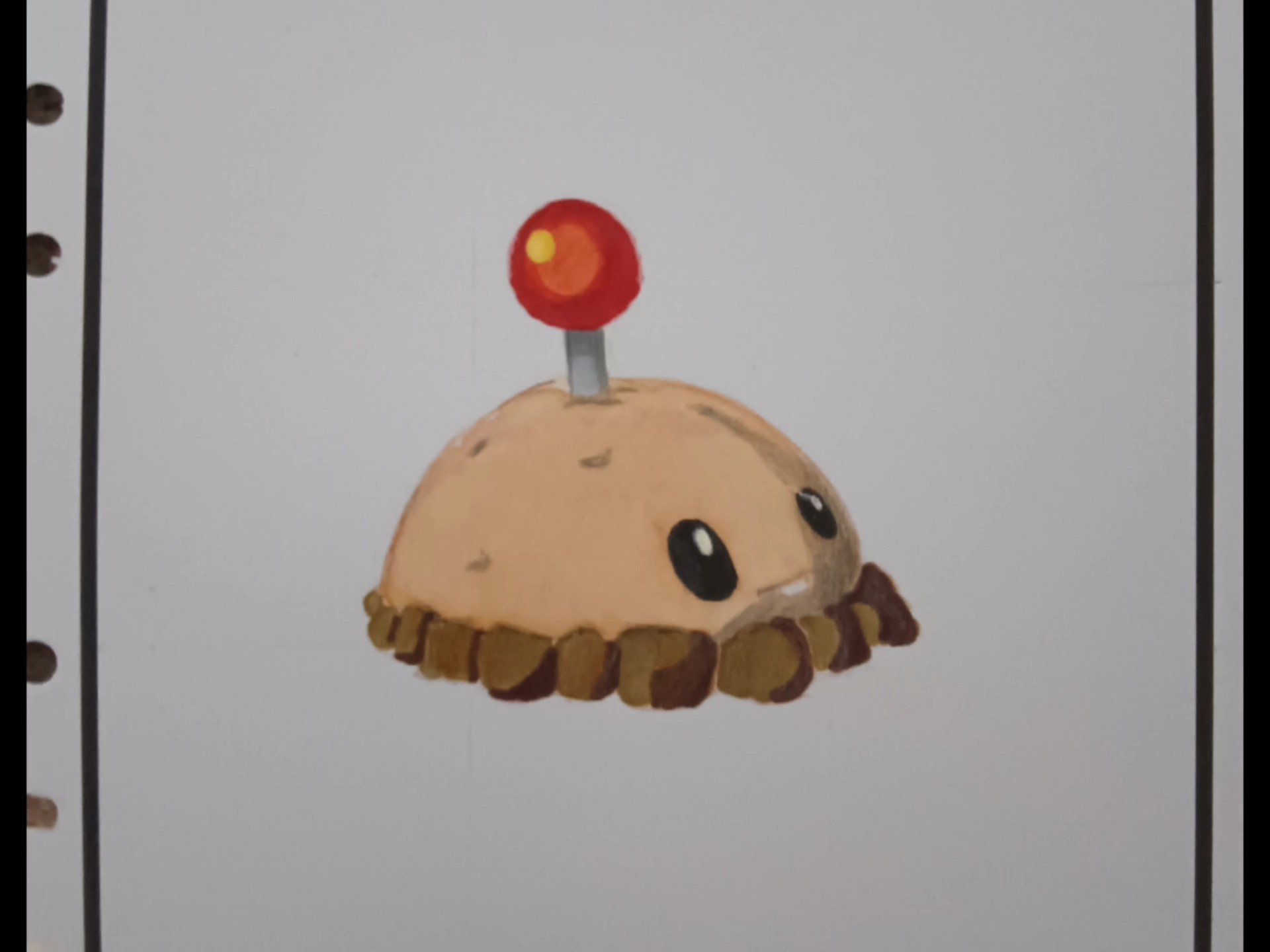 pvz2绘画系列之土豆地雷