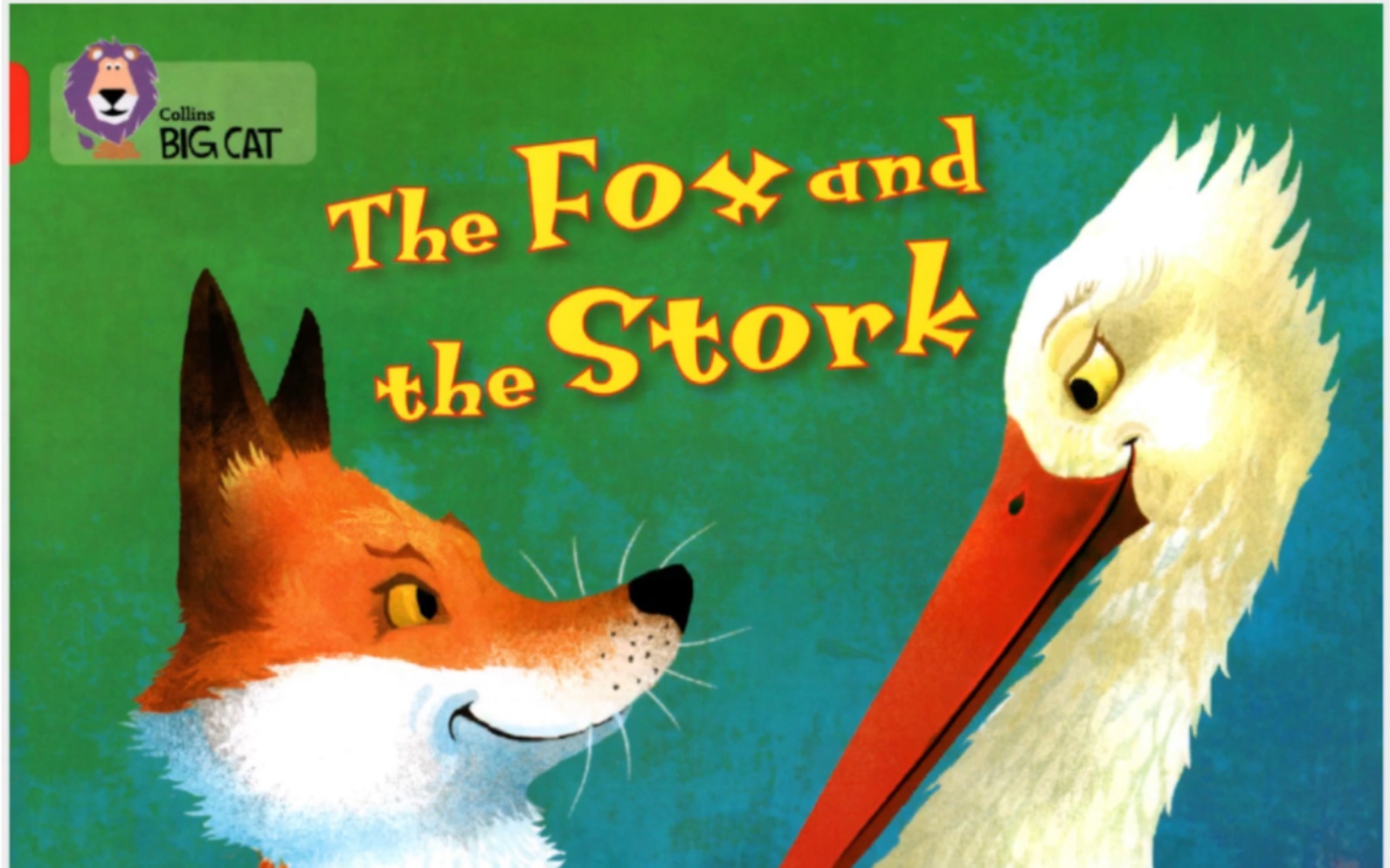 maggie讲故事自制大猫分级跟读音频2级红色系列thefoxandthestork