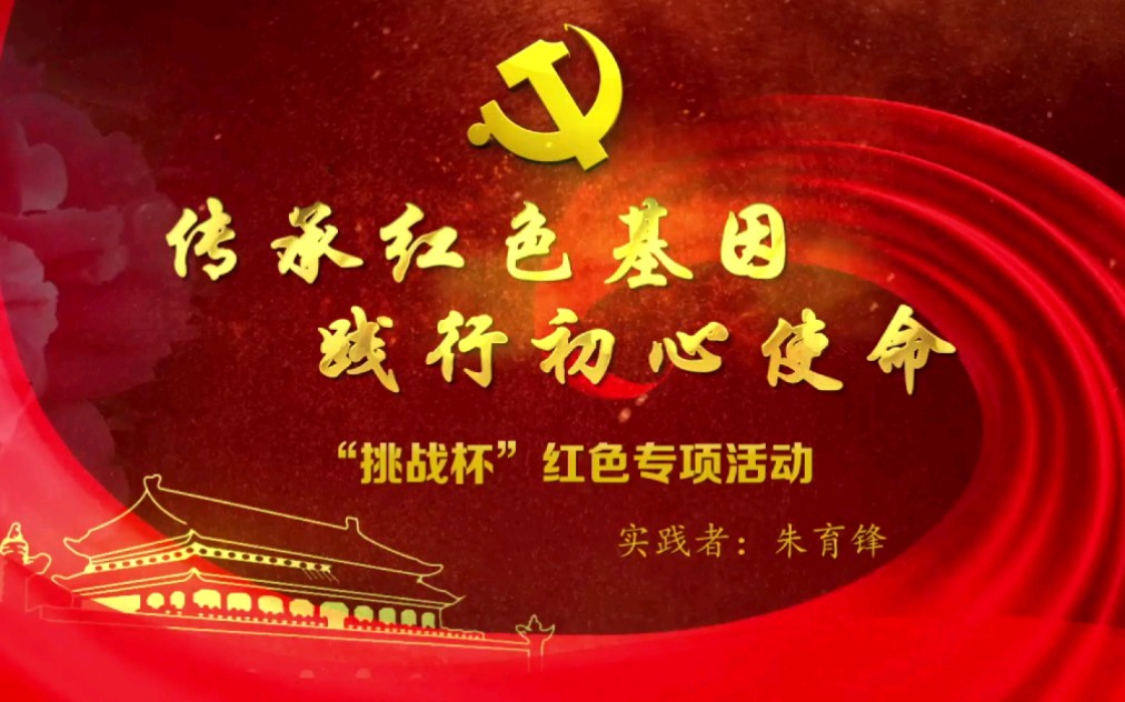 挑战杯红色专项传承红色基因践行初心使命